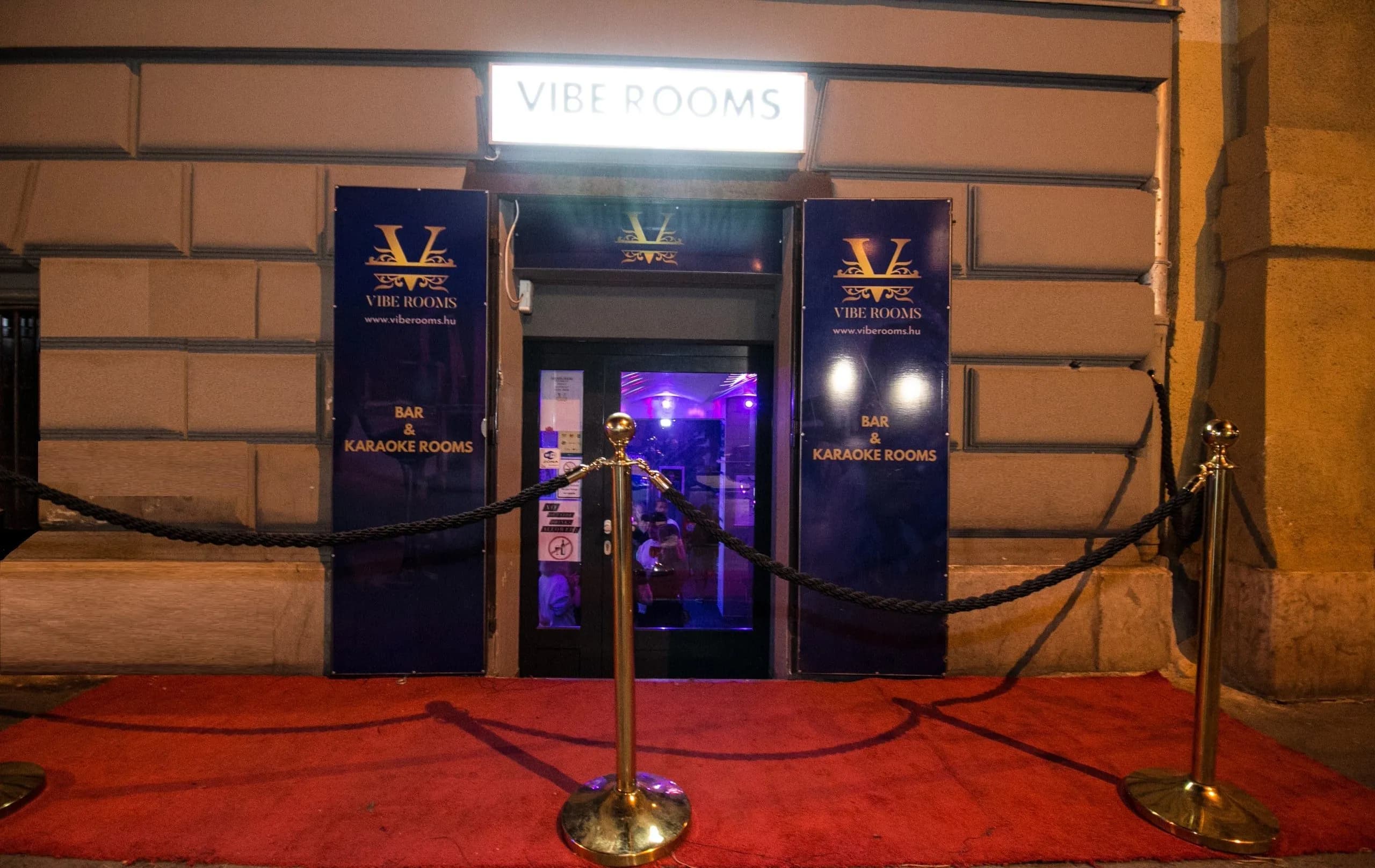 VIP entrance with red carpet